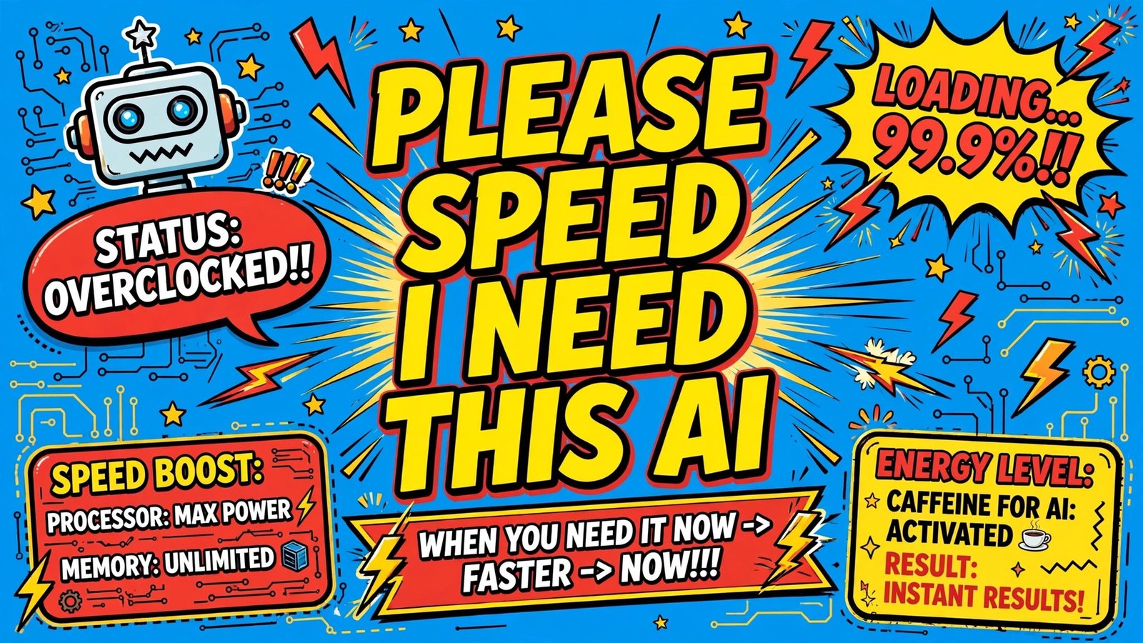 Please Speed I Need This AI meme artwork