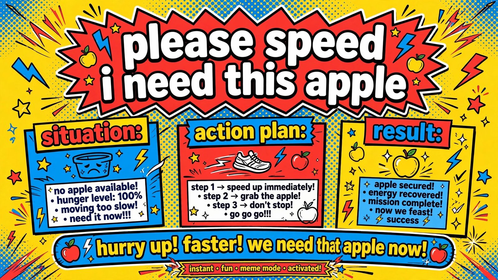 Please Speed I Need This Apple meme edit