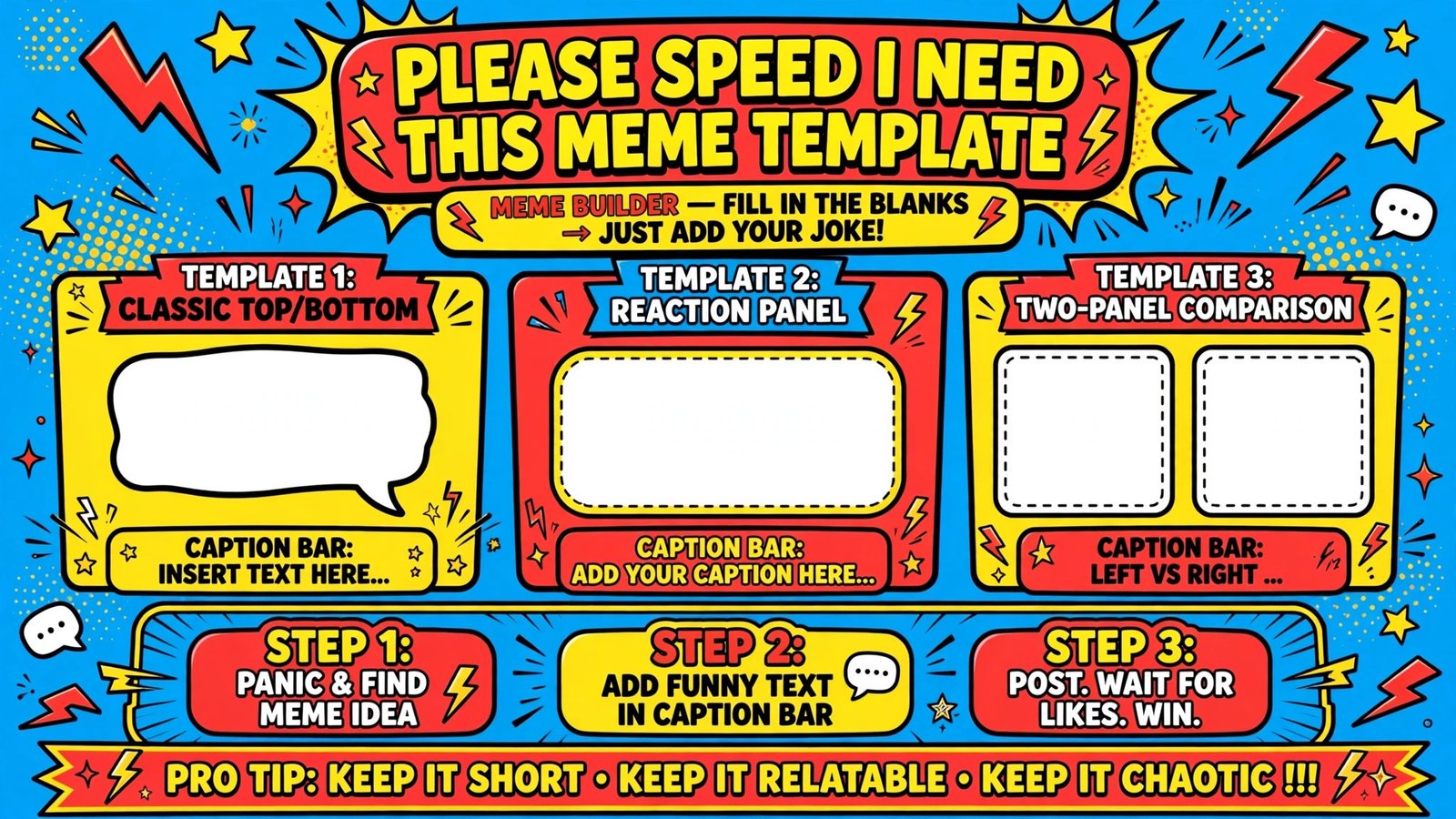 Please Speed I Need This meme templates – blank meme format with caption ideas to make your own